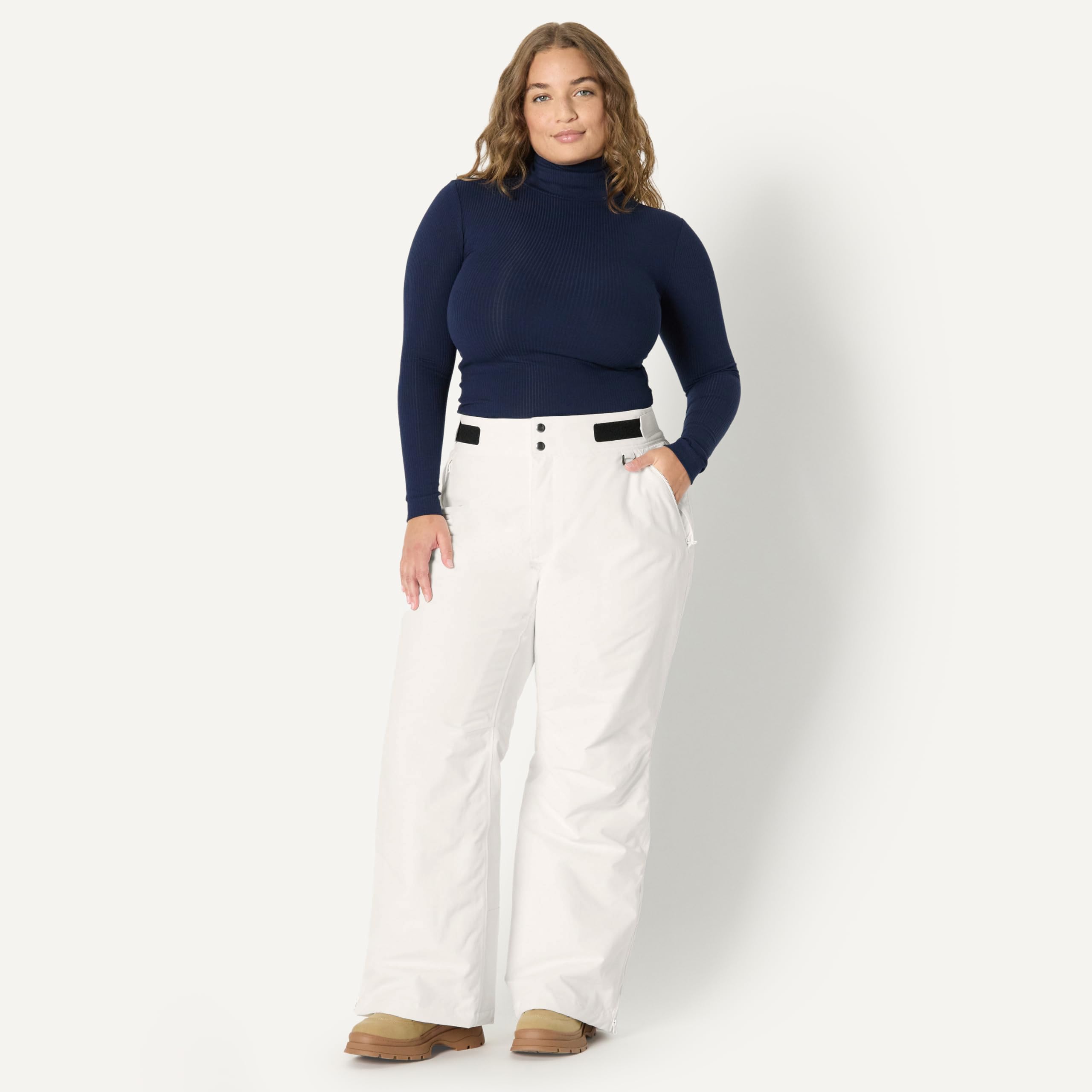 Amazon Essentials Pantalones de Esquí de Tiro Medio con Aislamiento e Impermeables Mujer