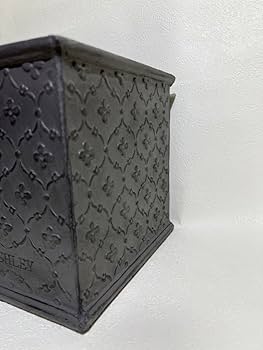 Amazon.co.jp: ローラアシュレイ植木鉢 22cm 黒 アンティーク