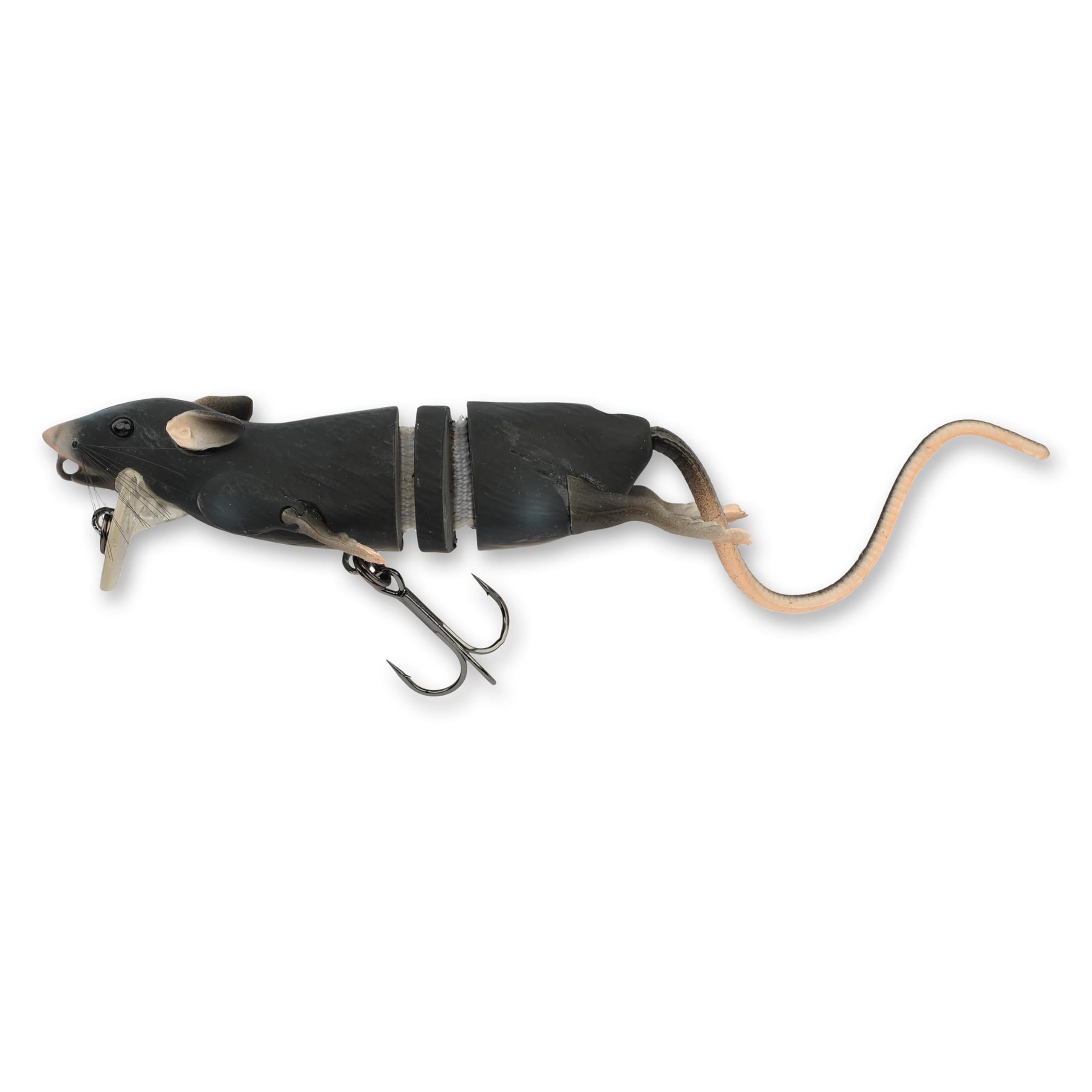 3D Rat Bait Black 7 3/4"