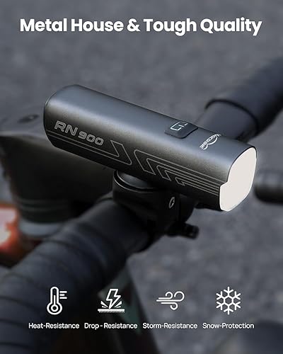 Miniatura 5 de Magicshine RN600/900 V2.0 Bike Lights, USB Rechargeable Bike Front Light for Urban, Road Cyclists, Commuters RN900 V2,RN600