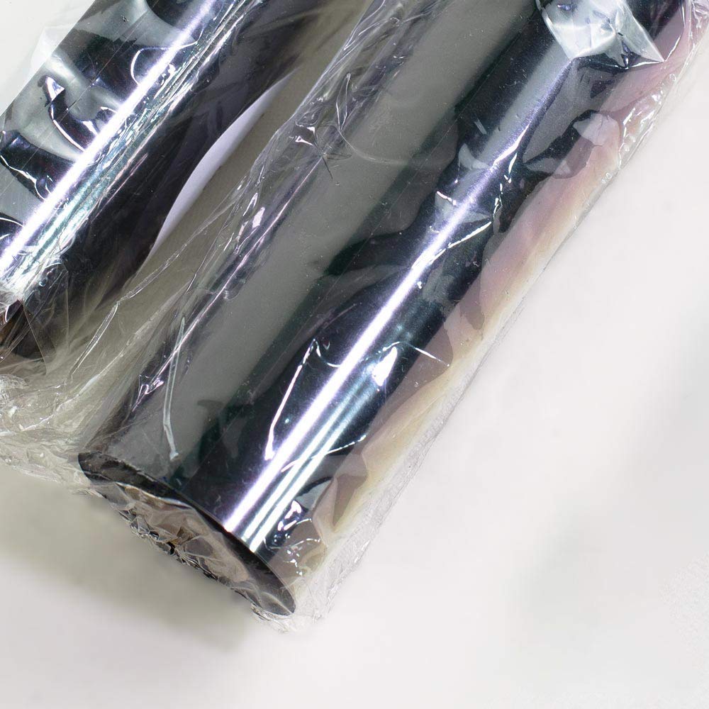 10 Rollen - Thermotransferfolie mit NUT 1/2 Zoll (ca. 13mm) HARZ Premium Qual: 318 | 110mm x 74m (Breite x Länge) | Farbe: schwarz | Thermotransfer Farbband für Desktopdrucker | HUTNER