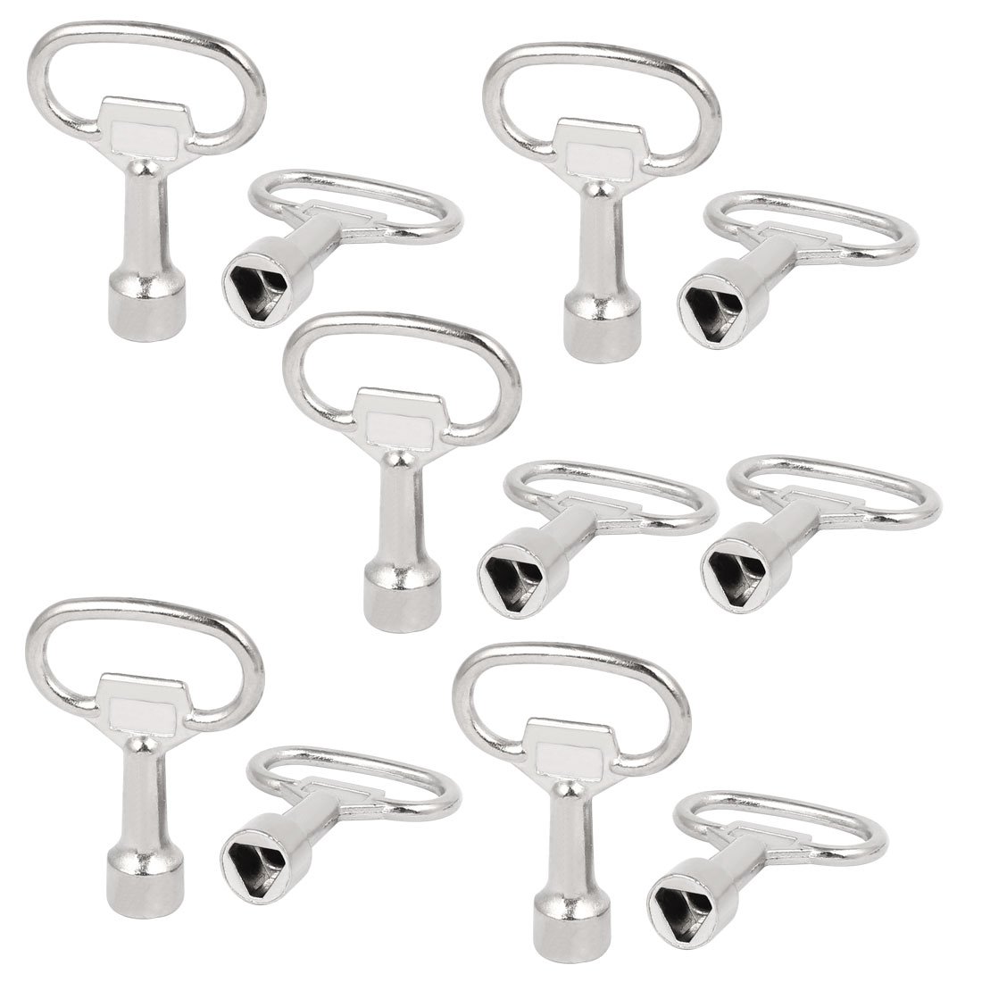 Amazon | uxcell スパナキー レンチ鍵 三角形 メタル パネルキー