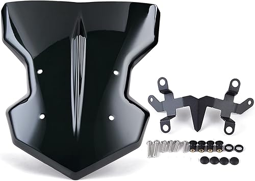 Miniatura 8 de Motorcycle Windshield Compatible with MT03 MT25 2020-2021 Windshield Motorcycle Windscreen Visor Viser Wind Deflector with Bracket MT 0325 MT03