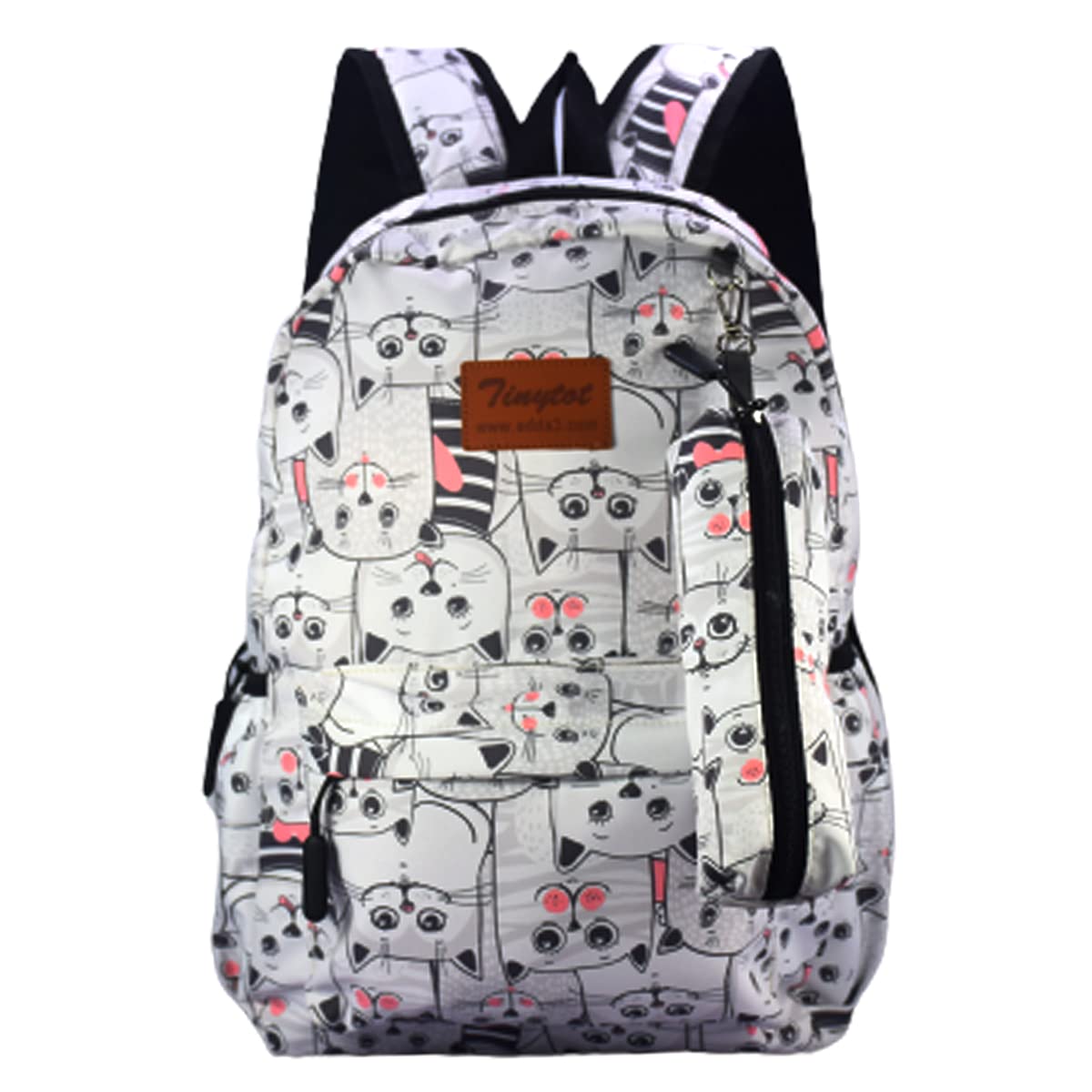 Tinytot 20 Litre Lightweight Waterproof Backpack Bags for Women - 17 Inch College Bag for Girls with Pencil Pouch, Medium School Bag for Girls 8+ Years, Office & Picnic Bag