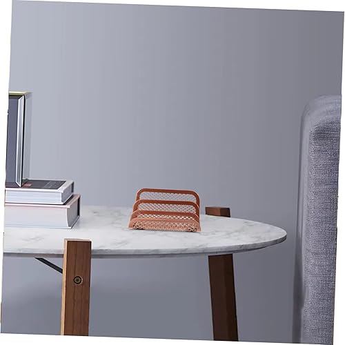 Miniatura 8 de NUOBESTY Estante de archivos de escritorio, carpetas de papel, estantes de archivos para escritorio, estantería de mesa, soporte de carpeta de