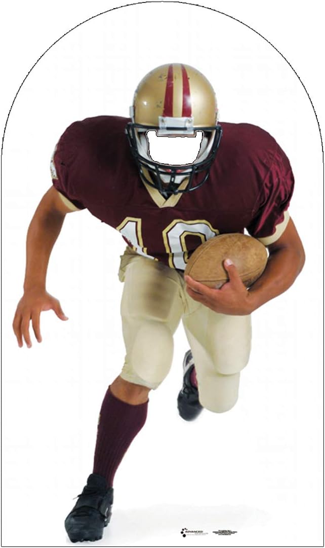 Cardboard People Football Player Stand-in Life Size Cardboard Cutout Standup