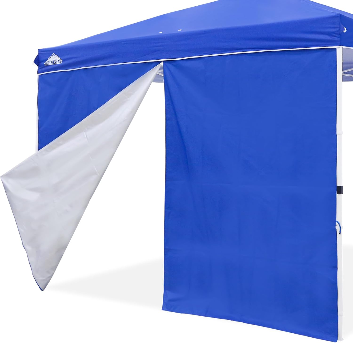 EAGLE PEAK Entry Wall Panel with Zipper for 10x10 Straight Leg Canopy only, 1 Sidewall, Blue
