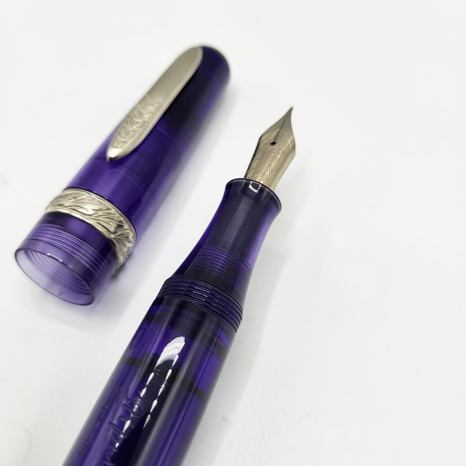 Amazon.co.jp: Stipula Etruria レインボー 万年筆 (クリアパープル