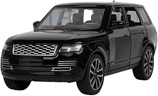 Scale 1:32 for Land Rover Range Rover 50th Anniversary Fengyun Edition Diecast Metal Alloy Model Car Sound Light Pull Back Toy Gifts (Color : Black)