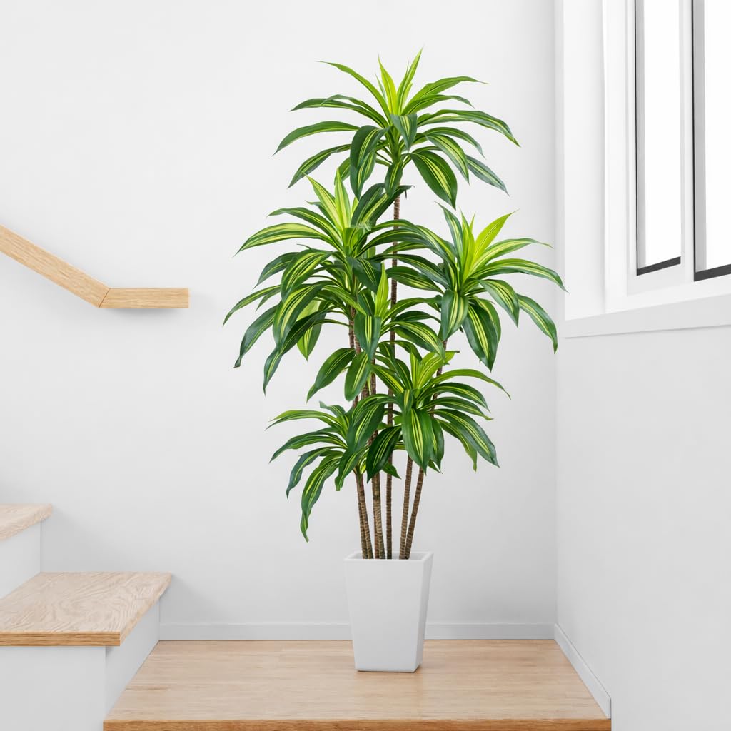 Palmier artificiel 160 cm Dracaena Pot PASCH Plante artificielle