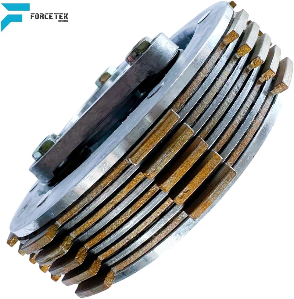 Outra imagem lateral de um disco em fundo branco.