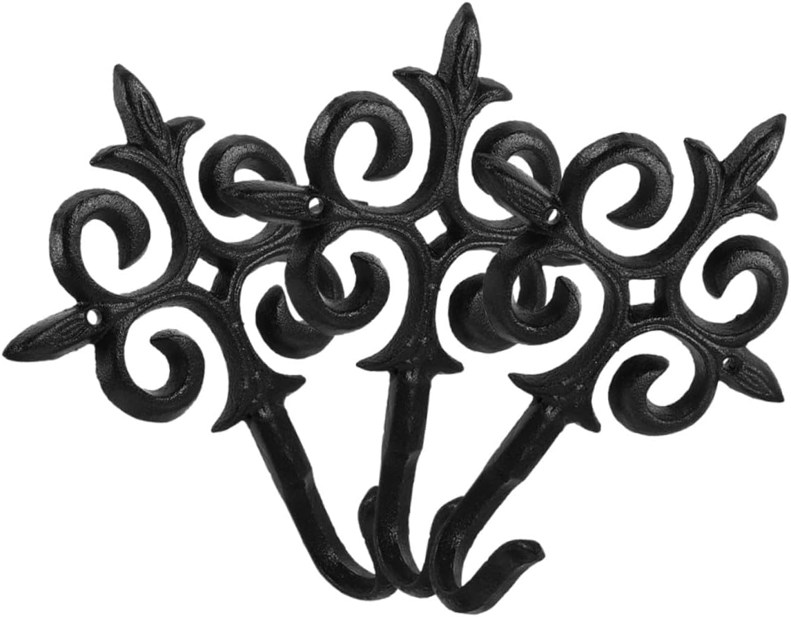3pcs Metal Plant Hooks for Wall Hanging Balcony Garden Planter Bracket Heavy Duty Outdoor Hanging Basket Holder for Flower Pots