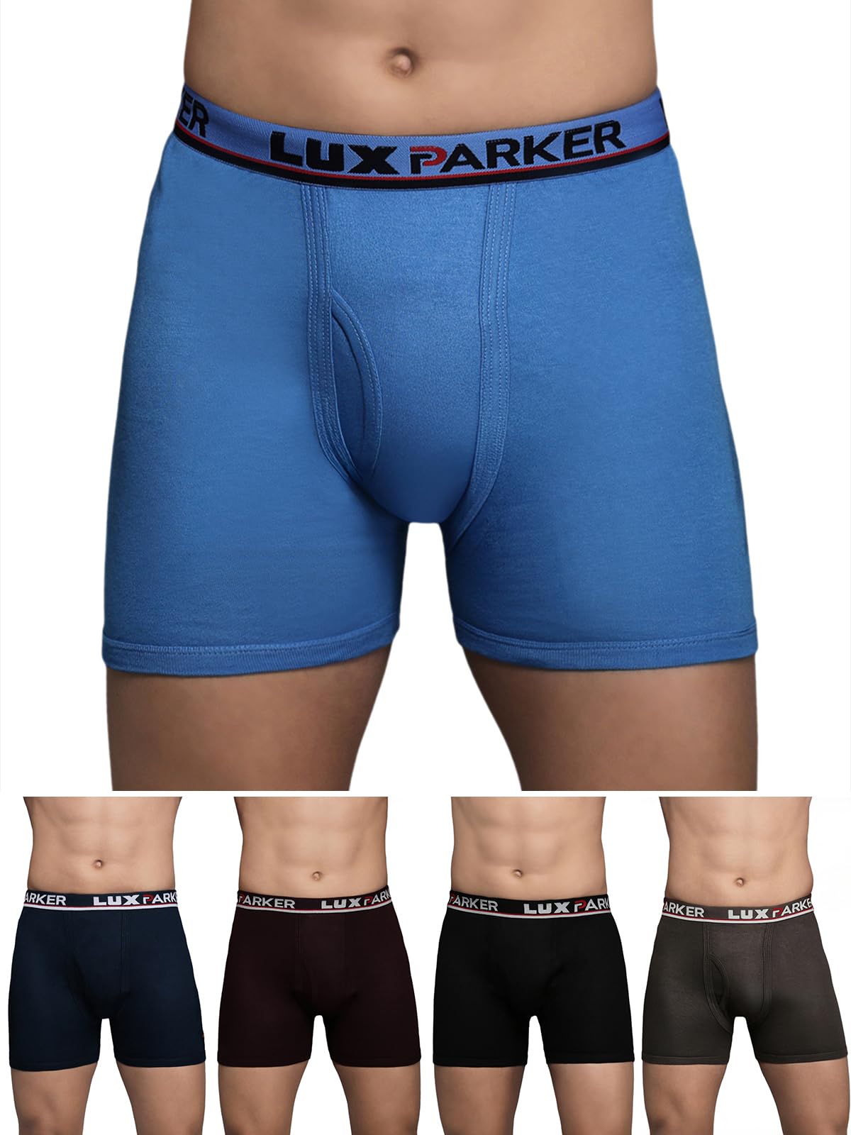 Men's Cotton Modern Solid Trunks-image-44