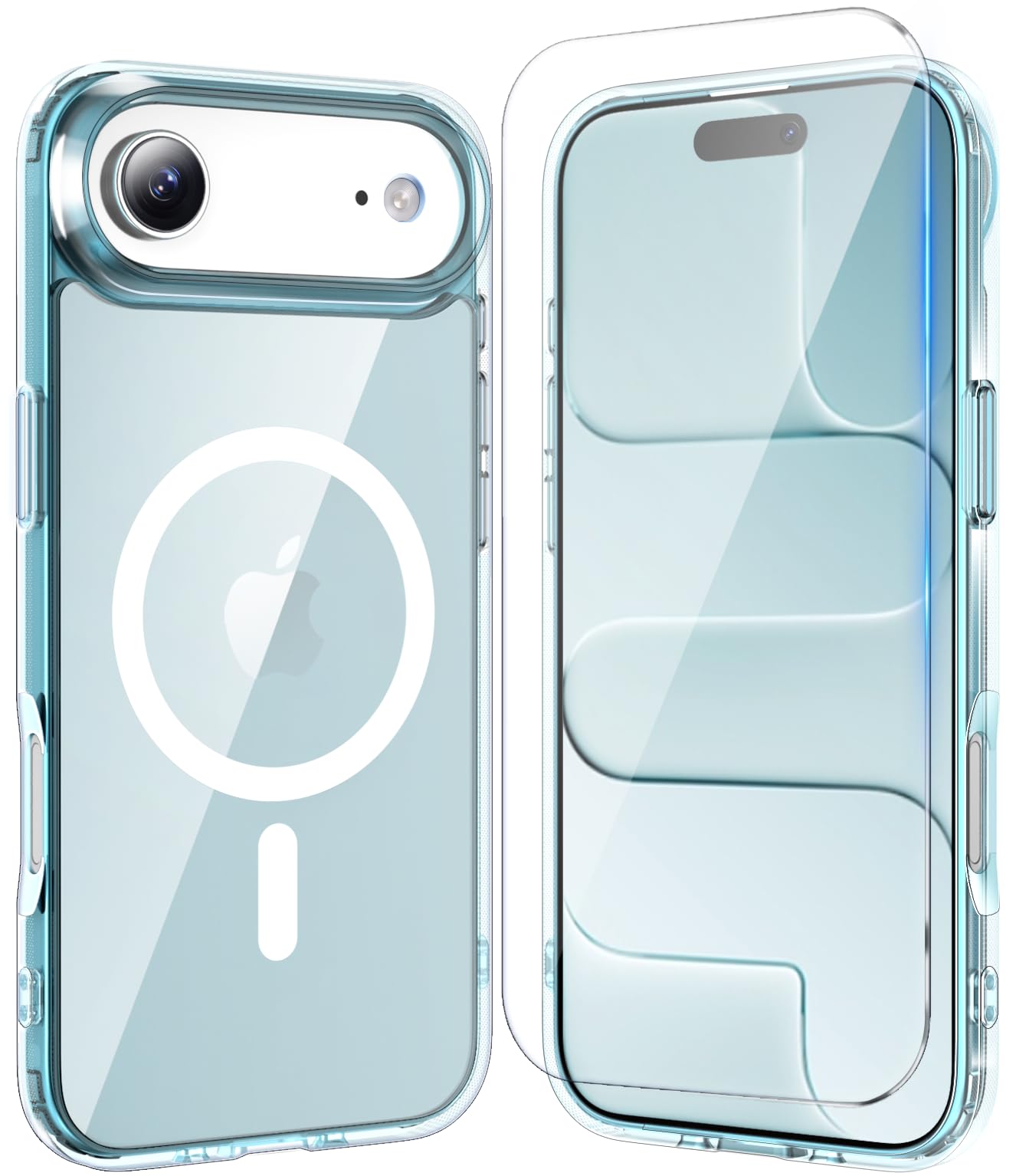 Temdan for iPhone AIR Case with Screen Protector Blue