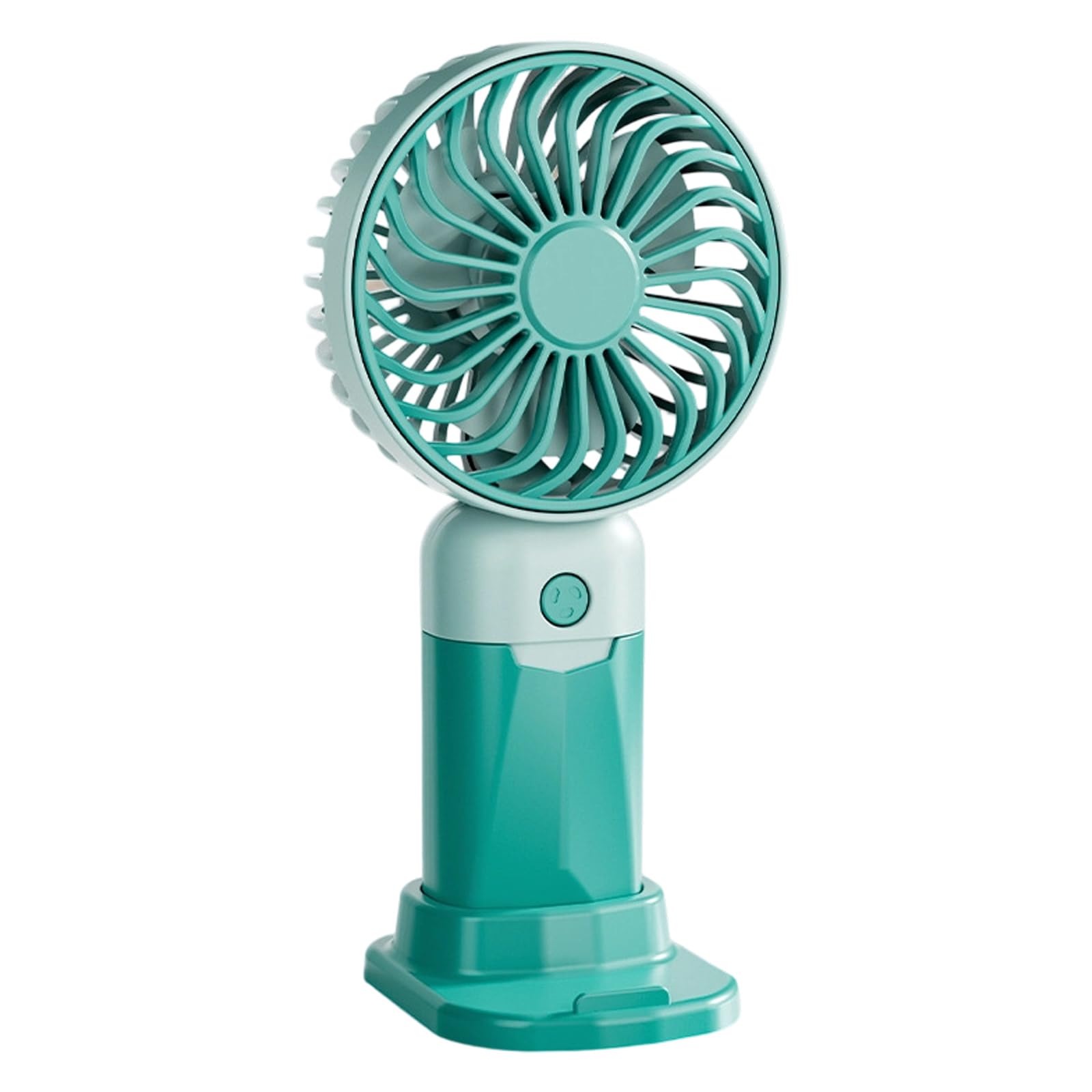 Elnwnnkc Small Handheld Fan Air Blower with Phone Stand 3 Speed Adjustable Rechargeable for Travel Home Camping Outdoor USB Rechargeable Fan