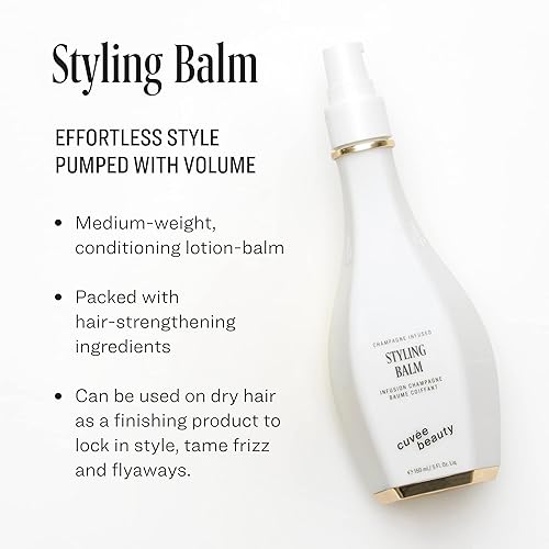 Miniatura 2 de CUVÉE BEAUTY Cuvee Styling Balm - 5 onzas líquidas - Suaviza el encrespamiento, crea un volumen sin esfuerzo, añade brillo y protege del daño de