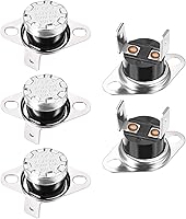 Vista 20 de uxcell KSD301 Termostato 284.0 °F/284°F 10A N.C Ajustar interruptor de temperatura de disco rápido para microondas, horno, cafetera 2 piezas