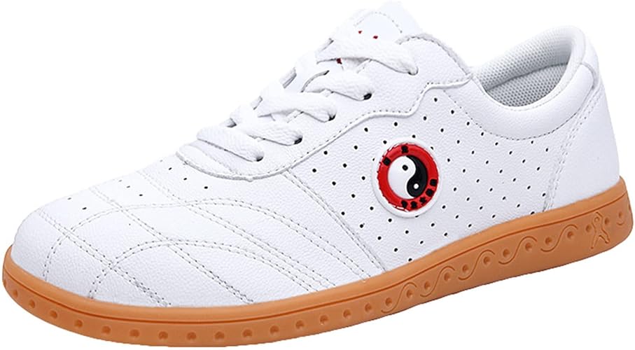 Wansiman Taekwondo Karate Martial Arts Shoes,Taekwondo Sports Boxing Kung Fu Taichi Shoes,Martial Arts Sneaker,Non-Slip,Light