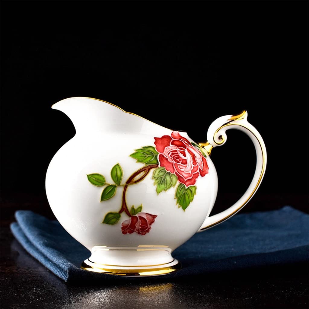 Zestaw 15 szt., wytłoczony porcelanowy zestaw filiżanek do kawy, taca do projektowania fryzury, taca na kubek pałacowy, vintage herbata party