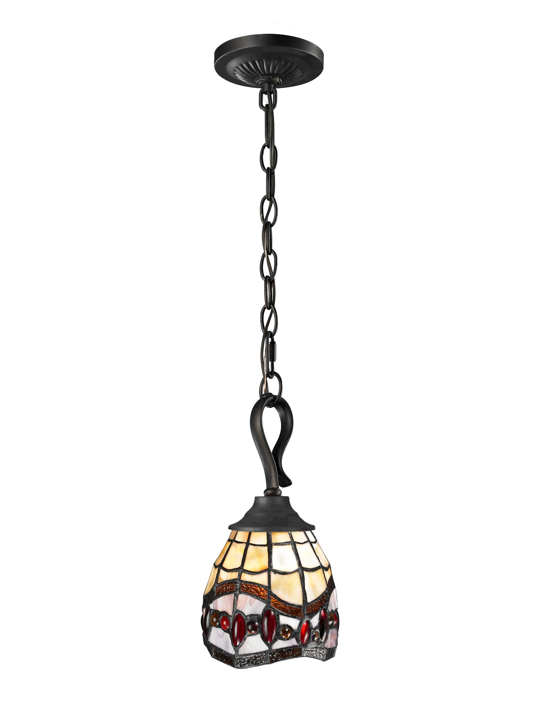 Dale Tiffany Th12425 Tiffany Mica One Light Mini Pendant From