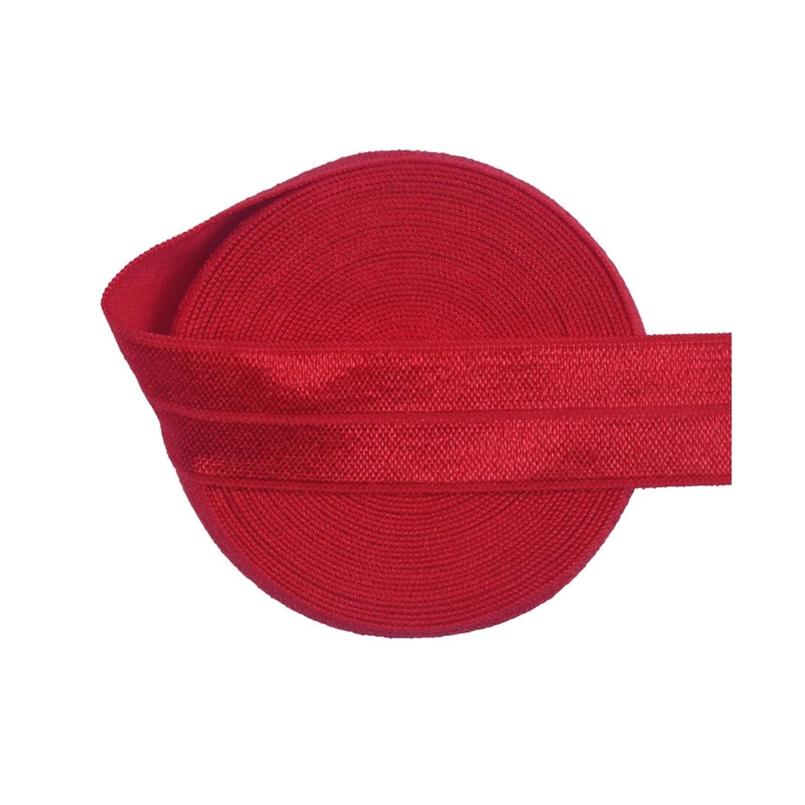 Elastico per Cucito Nastro Elastico Pieghevole Solido da 3/4" 20 mm, Lucido, in Raso e Spandex, for Cucire Lingerie, 50-100 Iarde, in Bobina per Fai da Te(Color5,100 Yards)