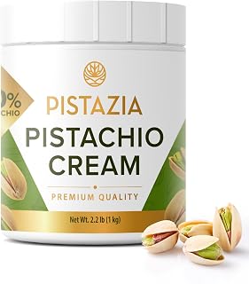 Pistazia Pistachio Cream – Premium Turkish Pistachio Spread – 2.2 lb (1KG) – Organic, No Additives – Perfect for Dubai Chocolate, Desserts & Toast