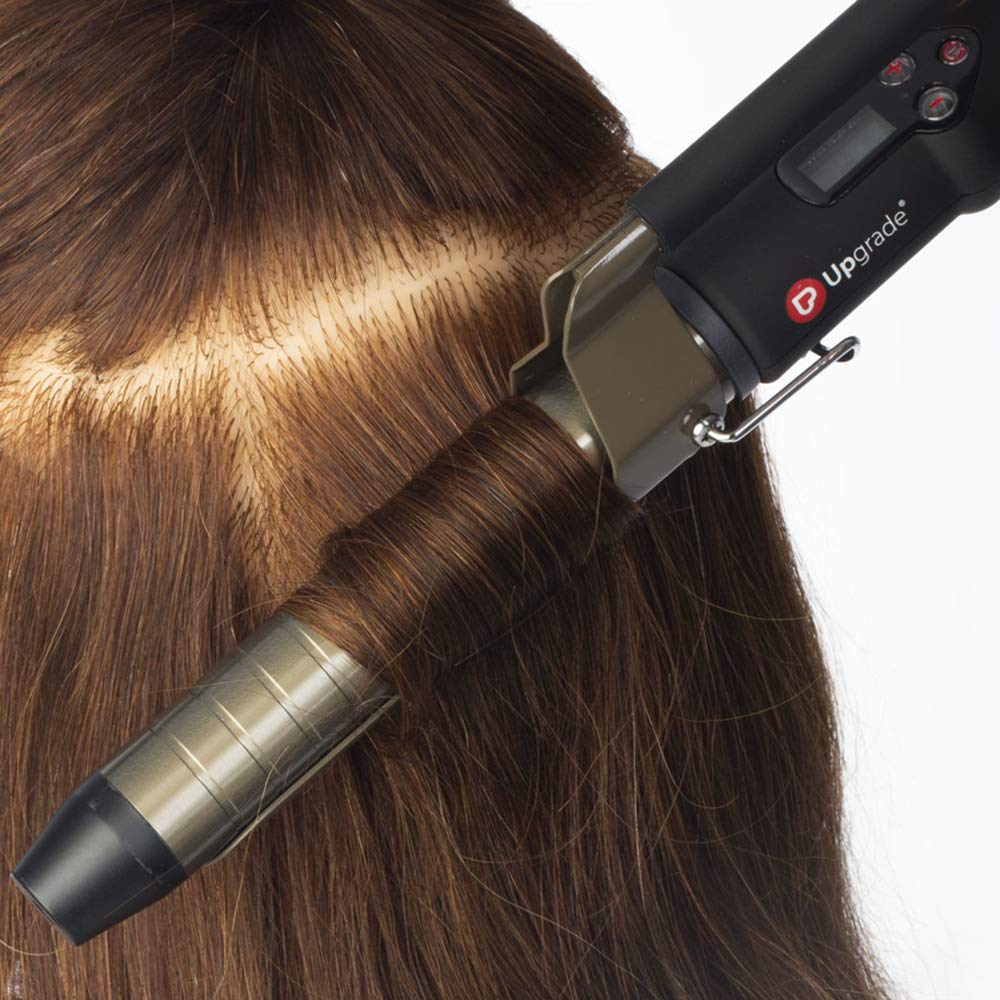 Upgrade - Fer à friser avec pince TitaniumPro 38 mm - Fer à friser professionnel serré pour cheveux bouclés