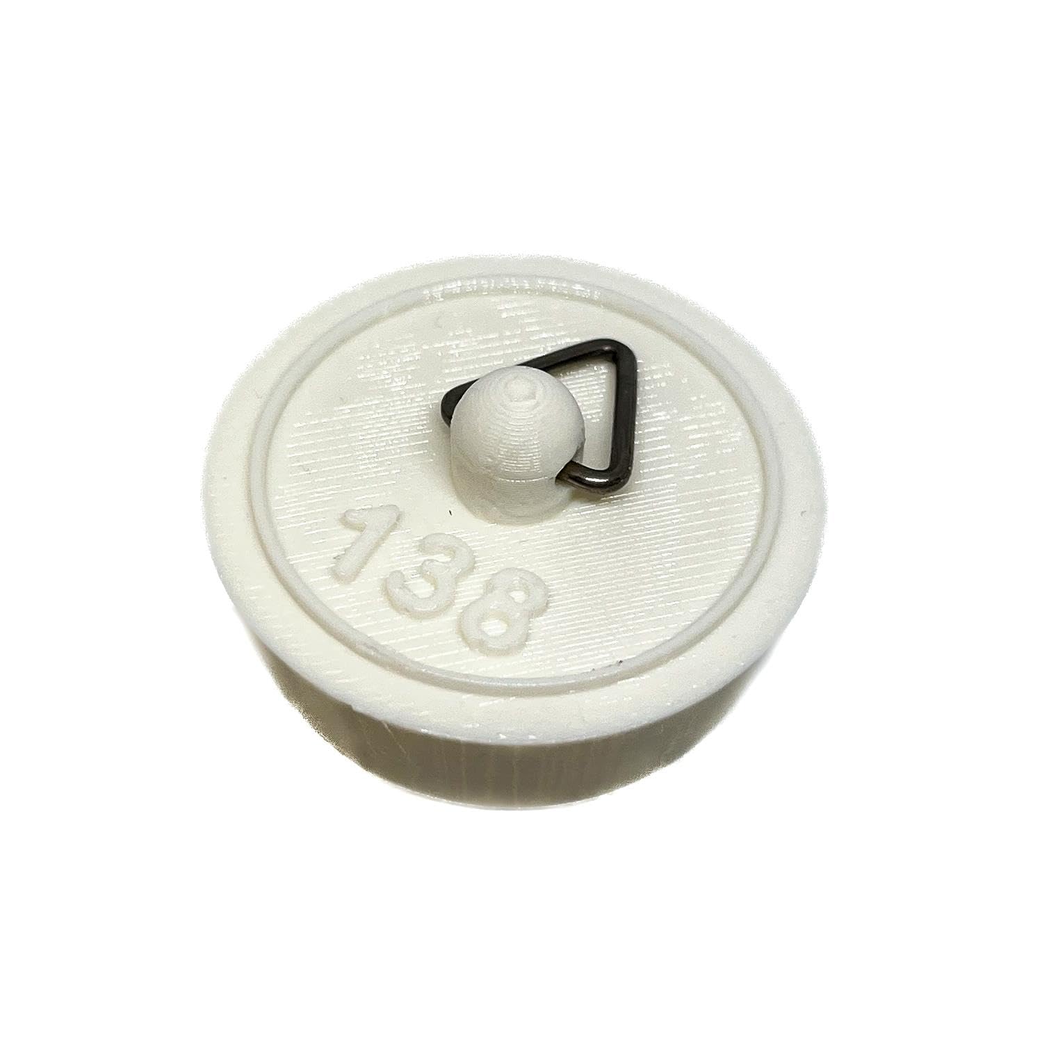 Thunderfix White Sink Bath Plug Tapered Suits 33Mm To 38Mm Openings 1 3/8" - 36Mm
