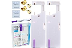 2Pcs Disposable Ear Piercing Kit Ear Piercing Gun Safe Self Use Cartilage...