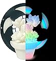 Glow in the Dark Gradient Rainbow 1.75mm PLA Filament, Luminous Rainbow Vibrant Bright 3D Printer Filament, 0.25kg 250g Small Spool 3D Printing PLA Filament Rod