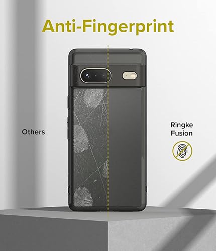 Miniatura 3 de Ringke Fusion [Always Look Classy] - Funda compatible con Google Pixel 7, revestimiento UV para resistente a arañazos y decoloración, negro ahumado