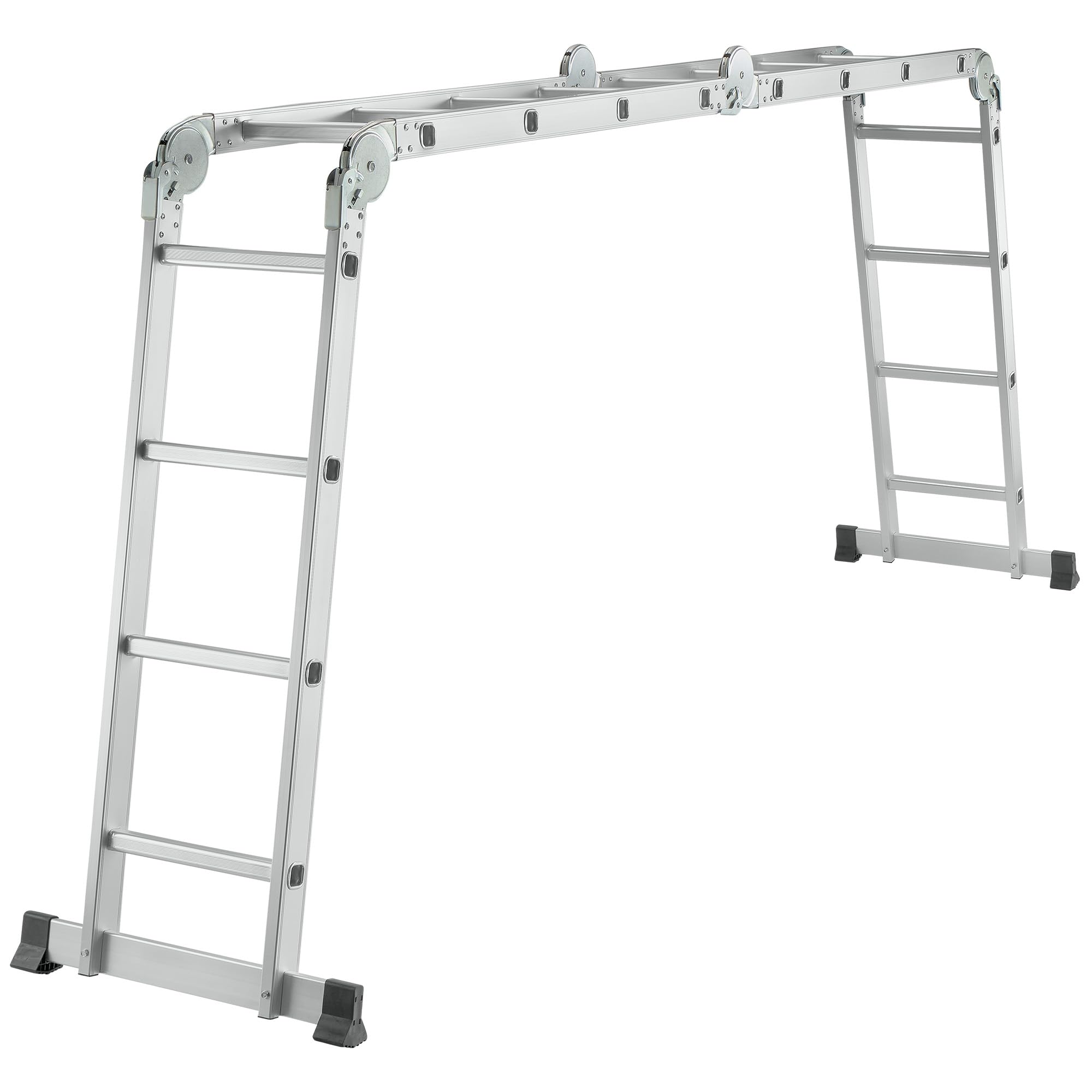 Escalera Multifunción Articulada Plegable de Aluminio de 4x4 hasta 4,70 Metros y hasta 150 kg