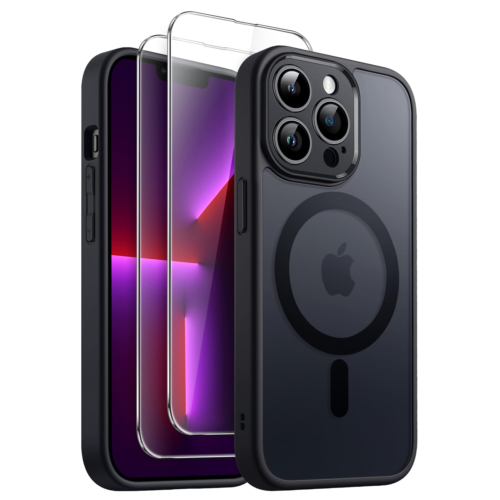 Pellicola Protettiva Privacy Per IPhone 13/13 Pro 6.1" - Vetro Temperato Anti-Spy 2 Pezzi