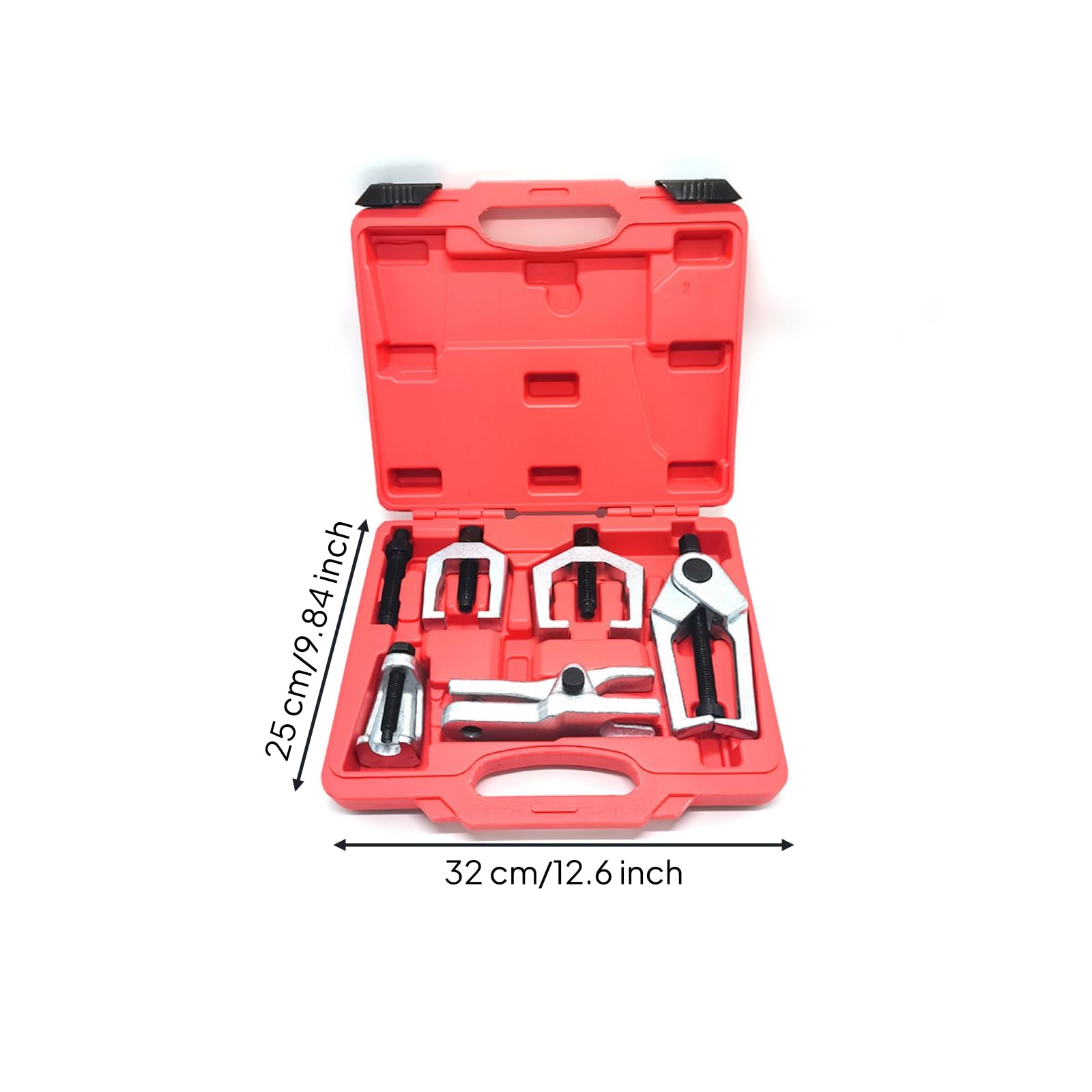 Extractor de Cojinetes Automotrices con Estuche Separador de Rótulas de Rodamientos Extractor de Uniones Acero al Carbono y Tornillos Precisos