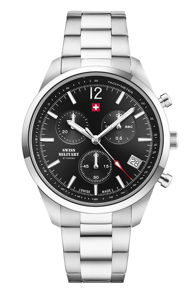 Swiss Military by Chrono Analogue Black Dial Mens Watch-SM34097.01 (B0CCF5LFB4) Amazon Price History, Amazon Price Tracker