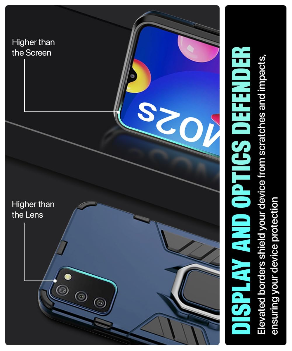 Samsung Galaxy M02s Shockproof Case - Blue -5