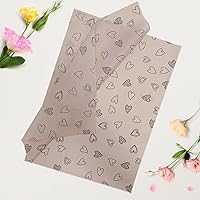 Vista 5 de 20 hojas de papel de regalo de corazón, papel de copia a prueba de humedad para proyectos de ropa y manualidades