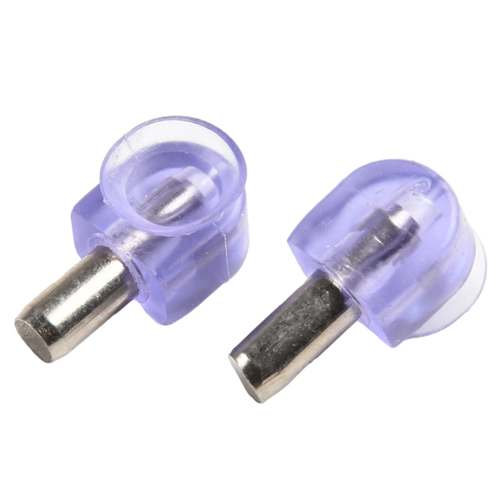 Qvorlth One Color 100Pcs Shelf Support Pegs 6Mm Cabinet Bracket Pins Silver Chrome Blue
