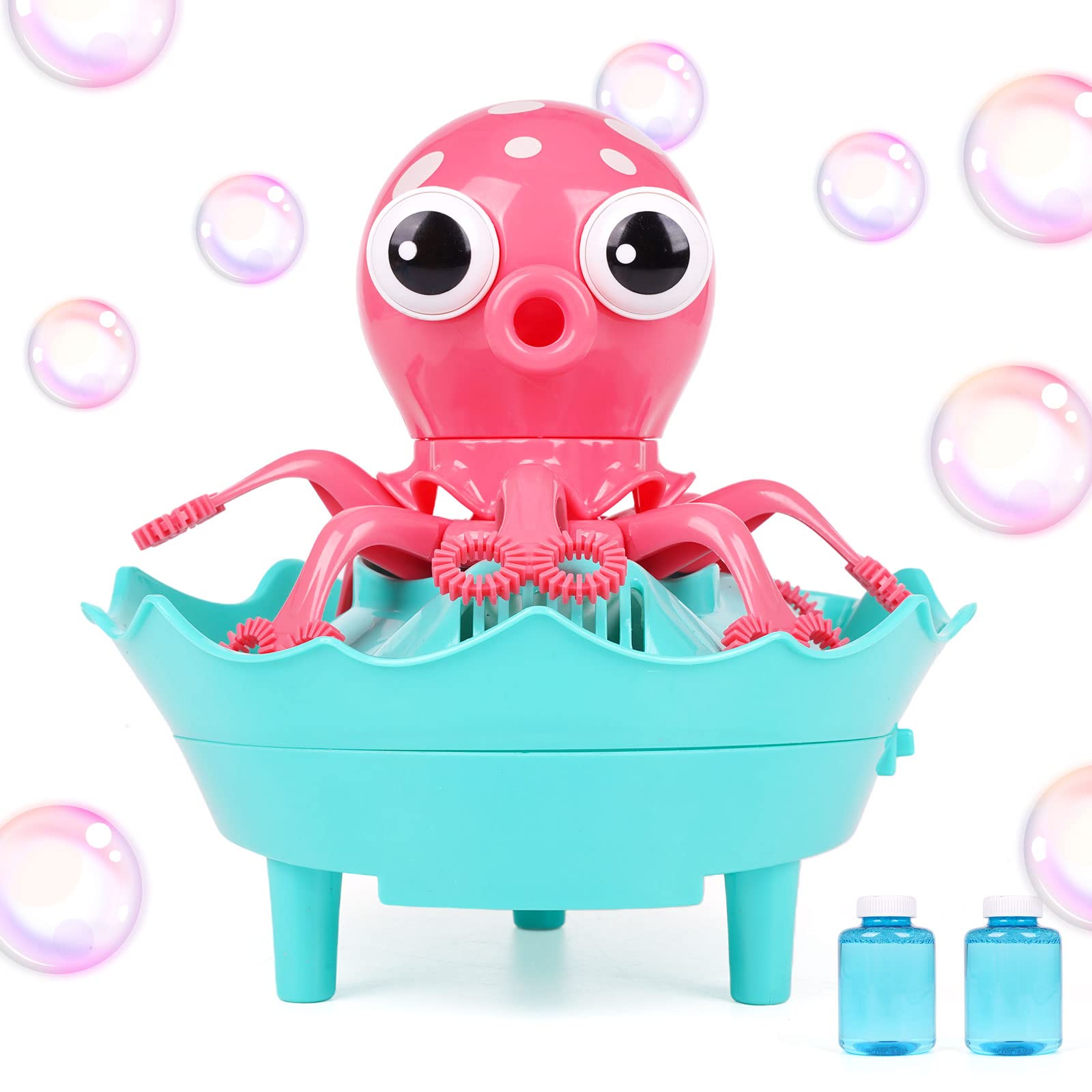 Amazon.co.jp: 子供用バブルマシン - かわいいタコのバブルブロワー