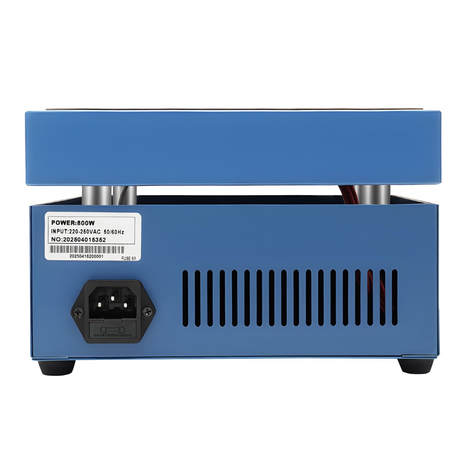 Precalentador Preheating Station AC 200 x 200 mm LCD Microordenador Placa de calefacción eléctrica 800 W Estación de soldadura Placa de calefacción para soldador