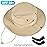 Sun Hats for Men Women Bucket Hat UPF 50+ Boonie Hat Foldable UV Protection Hiking Beach Fishing Summer Safari(Upgraded-1pack-Beige)