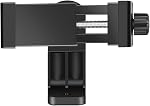 Neewer Support de téléphone Smartphone Tripod Mount Compatible avec iPhone 16 15 Pro Max Plus 14 13 12 Mini Samsung Galaxy S24 S23 Ultra, Clip de téléphone cellulaire Adaptateur de support vertical pour trépied avec vis 1/4"