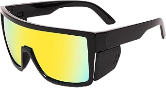 Polarized Safety Sunglasses Men UV400 Protection and Includes Removable Side Shields