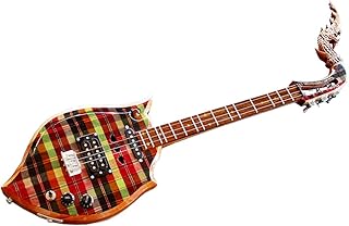 Isarn Acoustic Electric Phin 3 Strings, Thai Lao Guitar Musical Instrument, Traditional Thai Musical Pin57