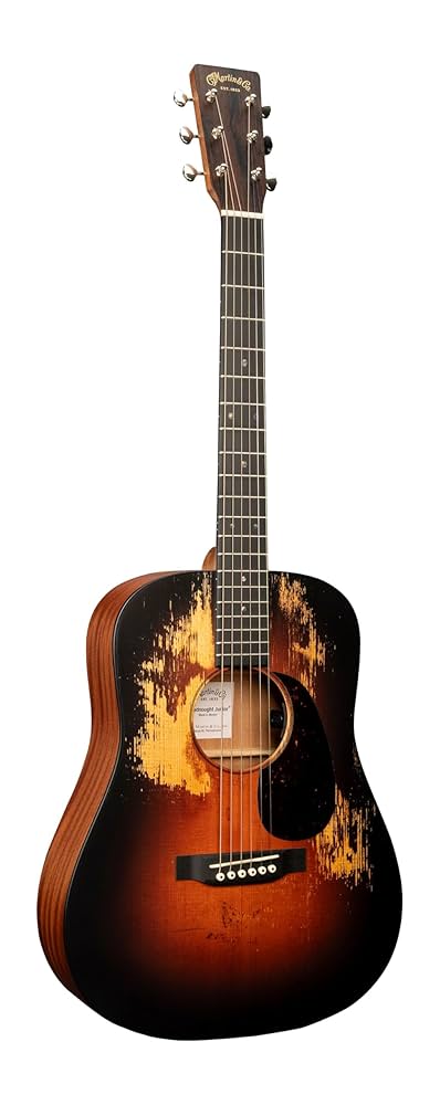 Martin Drednought Junior サペリ Martin DJRE Junior Dreadnought Acoustic Guitar Natural