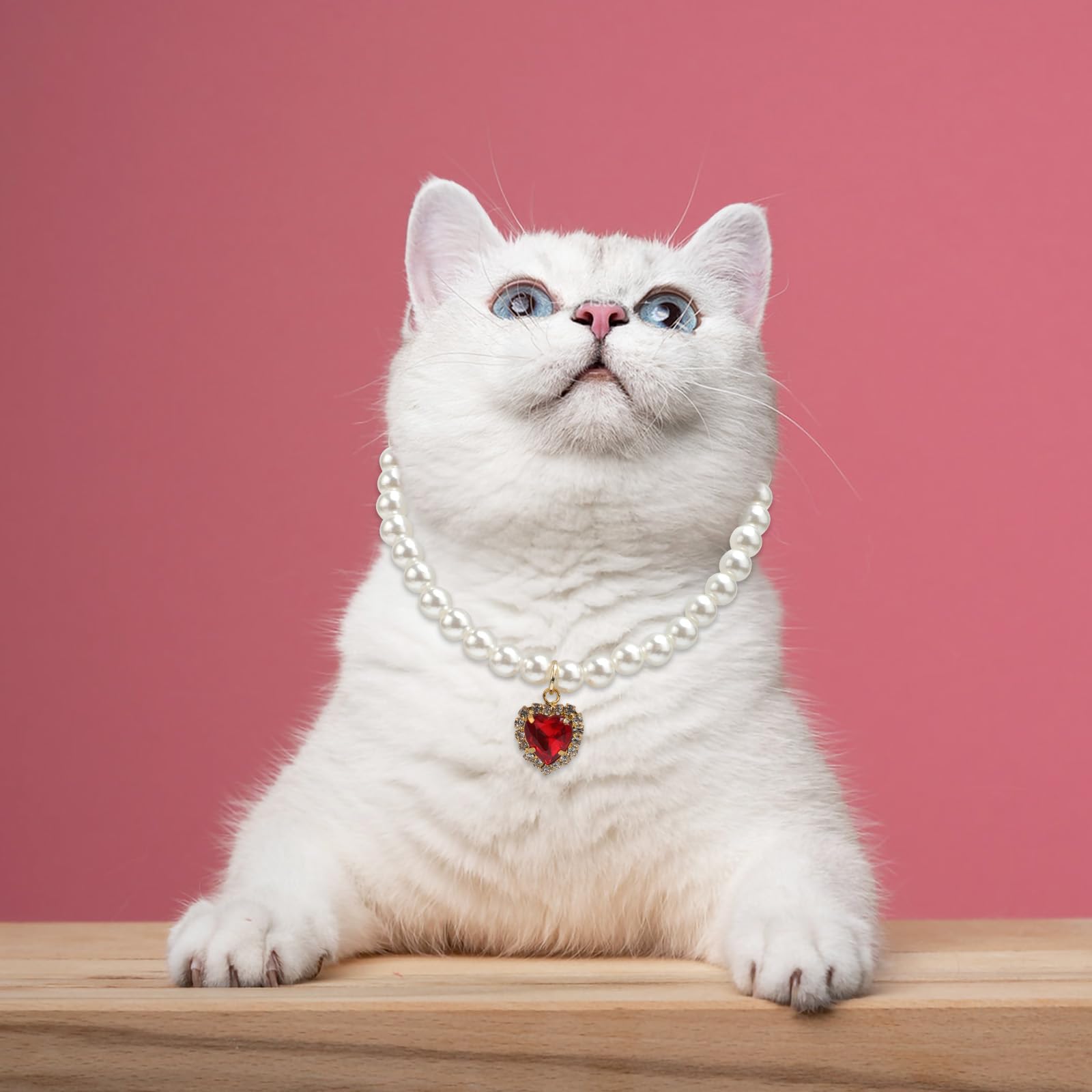 3pcs Dog Cat Pearls Collar - Image 4