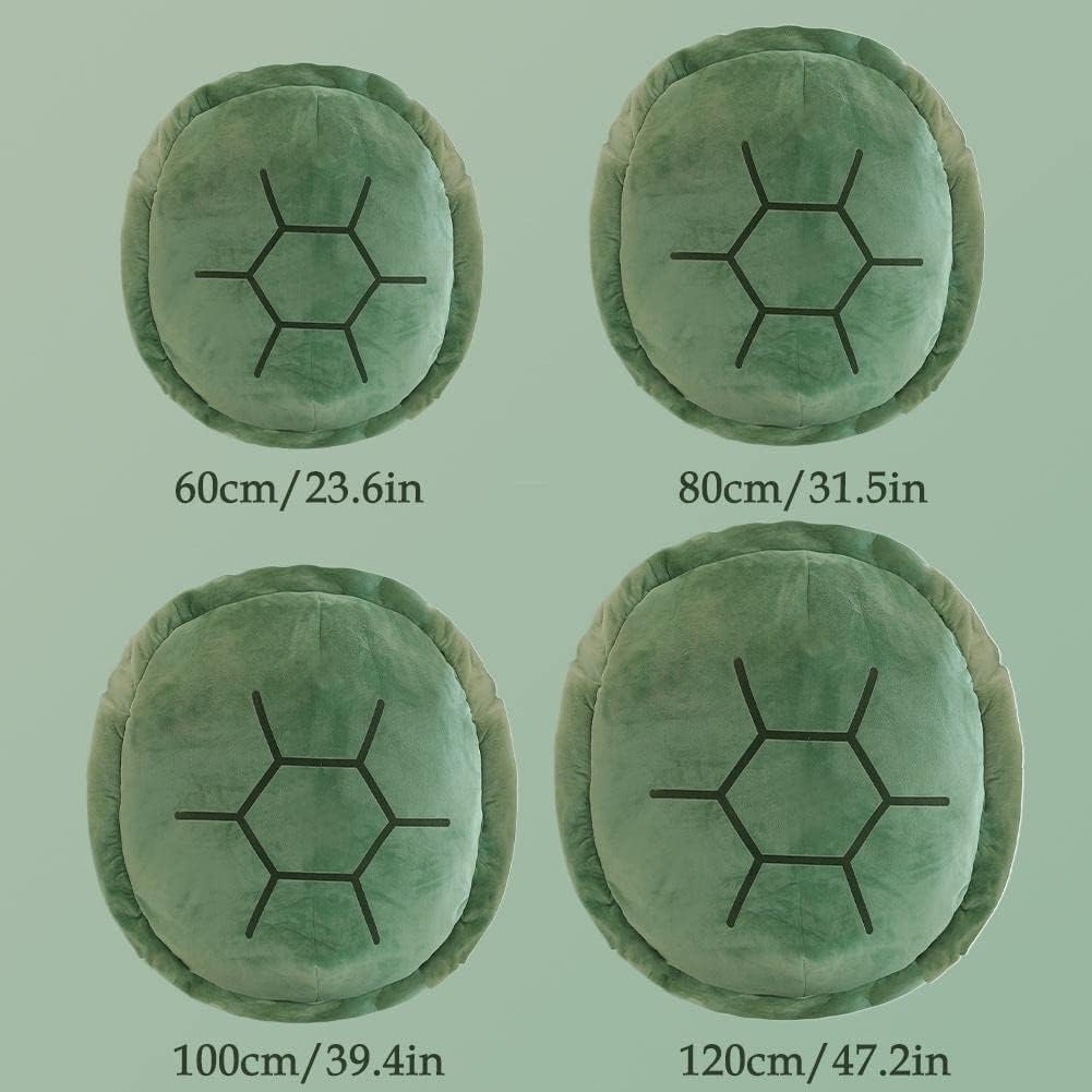 亀甲ぬいぐるみ 亀の甲羅 クッション 着用可能 おもしろ雑貨 抱き枕 柔らかい 着ぐるみ カメ ぬいぐるみ 座布団 座椅子 動物衣装