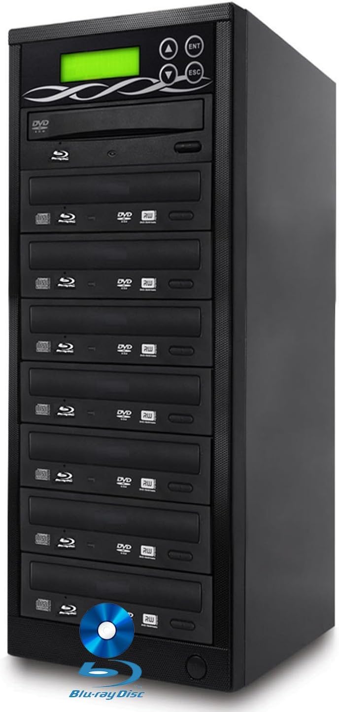 BestDuplicator 1 to 7 Blu-ray BD BDXL M-Disc CD DVD Duplicator