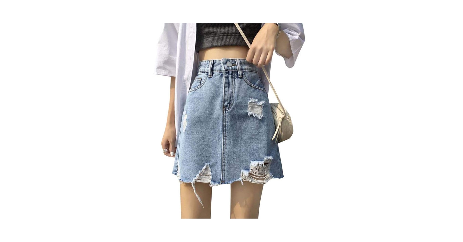 Amazon.co.jp: [ShuMing]デニムスカート レディース スリム