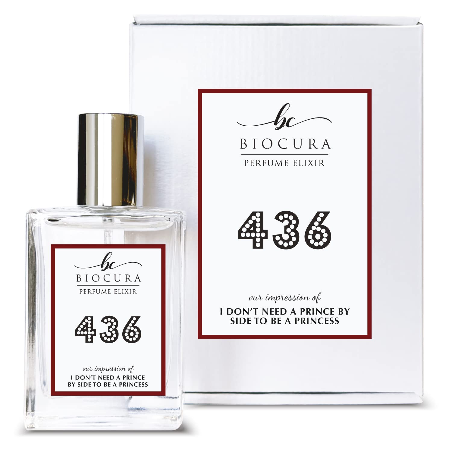 BC Perfume 436 Inspired by I Don't Need A Prince For Women & Men Fragrance Dupes Eau de Parfum Spray Bottle 1.7 Fl Oz/50ml